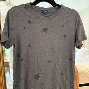 Splendid Gray Star Print Women's Tee